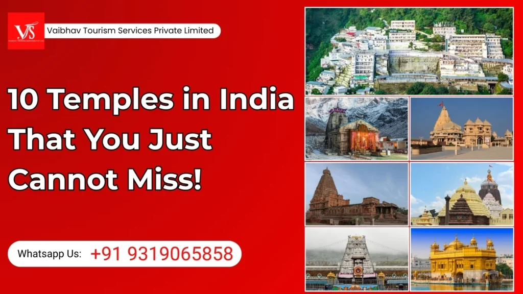 Discover top 10 Temples in india with VTSPL
